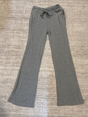 Ribbed Knit Pants - Gray youth size medium